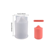 Load image into Gallery viewer, DIY Candle Mold Silicone Candle Mold Cake Resin Molds 3D Art Wax Candle Making Mould Silicone Handmade Soap Molds
