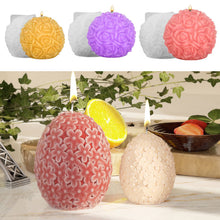 Load image into Gallery viewer, 3D Rose Ball Candle Mold DIY Silicone Candle Mold Cake Resin Molds 3D Art Wax Candle Making Mould Silicone Handmade Soap Molds
