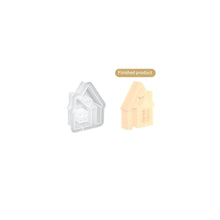 Load image into Gallery viewer, House Resin Mould 3D Hollow Heart House DIY Aromatherapy Gypsum Candle Silicone Mould Handmade Tool Ornaments Mold
