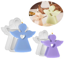 Load image into Gallery viewer, DIY Angel Silicone Candle Mold DIY Baby Shower Craft Gifts Soap Plaster Concrete Casting Molds Home Decor Supplies
