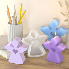 Load image into Gallery viewer, DIY Angel Silicone Candle Mold DIY Baby Shower Craft Gifts Soap Plaster Concrete Casting Molds Home Decor Supplies
