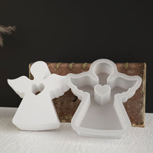 Load image into Gallery viewer, DIY Angel Silicone Candle Mold DIY Baby Shower Craft Gifts Soap Plaster Concrete Casting Molds Home Decor Supplies
