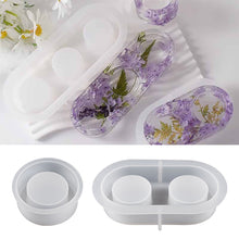 Load image into Gallery viewer, Multiple Holes Candle Holder Silicone Mold Candle Holder Casting Molds Multi-Connected Candlestick Mould Home Table Decorations
