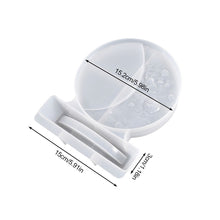 Load image into Gallery viewer, Moon Photo Frame DIY Silicone Mold Resin Casting Molds Base Silicone Epoxy Molds Craft Home Decoration
