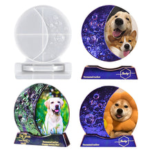 Load image into Gallery viewer, Moon Photo Frame DIY Silicone Mold Resin Casting Molds Base Silicone Epoxy Molds Craft Home Decoration
