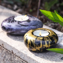 Load image into Gallery viewer, Oval Stone Shape 3D Silicone Mold Epoxy Resin Candle Holder Mould Round Oval Mould Candle Light Table Ornaments Plaster Mold
