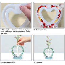 Load image into Gallery viewer, Rectangular Round Hydroponic Gypsum Mould DIY Hydroponics Test Tube Vase Silicone Mold Plant Vase Cement Resin Mold Decor
