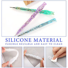 Load image into Gallery viewer, DIY Crystal Epoxy Resin Mold Irregular Shape Magic Wand Ballpoint Pen Silicone Mold Handmade Crafts Tool Resin Casting Molds
