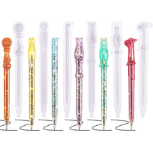 Load image into Gallery viewer, DIY Crystal Epoxy Resin Mold Irregular Shape Magic Wand Ballpoint Pen Silicone Mold Handmade Crafts Tool Resin Casting Molds
