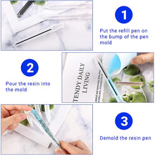 Load image into Gallery viewer, DIY Crystal Epoxy Resin Mold Irregular Shape Magic Wand Ballpoint Pen Silicone Mold Handmade Crafts Tool Resin Casting Molds

