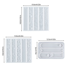 Load image into Gallery viewer, DIY Pendant Bookmark Silicone Mold Leaves Resin Bookmark Epoxy Casting Mould for Jewellry Making Silicone Crafts Molds Decoration
