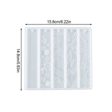 Load image into Gallery viewer, DIY Pendant Bookmark Silicone Mold Leaves Resin Bookmark Epoxy Casting Mould for Jewellry Making Silicone Crafts Molds Decoration
