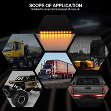 Load image into Gallery viewer, 1PC 11LED 12V Truck Tail Trailer Red LED High Mount Rear Third 3RD Strip Brake Stop Tail Light Lamp Marker Bar Light
