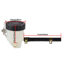 Load image into Gallery viewer, Motorcycle Front Brake Fluid Reservoir Tank Oil Cup Clutch Fluid Bottle With Oil Tube for Kawasaki Ninja ZX10R ZX14R ZX7 ZX7R Z1000 ZZR600 Suzuki GSXR 600 750
