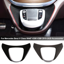 Load image into Gallery viewer, Car Central Control Multimedia Panel Decorative Stickers For Mercedes Benz V Class W447 V250 V260 2015-2020 Accessories
