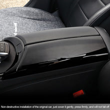 Load image into Gallery viewer, 4Pcs Carbon Fiber Car Center Armrest Box Panel Switch Button Cover Interior Accessories Only For Mercedes Benz E GLC C class W205
