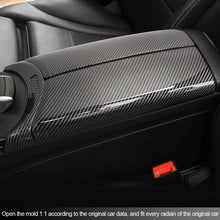 Load image into Gallery viewer, 4Pcs Carbon Fiber Car Center Armrest Box Panel Switch Button Cover Interior Accessories Only For Mercedes Benz E GLC C class W205
