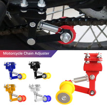 Load image into Gallery viewer, Motorcycle Chain Adjuster Universal Chain Tensioner Roller Automatic Chain Adjuster for Dirt Bike, Motocross, ATV Accessories

