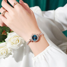 Load image into Gallery viewer, Ladies Quartz Watch Rhinestone Women's Watch Small Dial Slender Bracelet Freely Adjustable Accessories Quartz Watch
