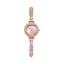 Load image into Gallery viewer, Ladies Quartz Watch Rhinestone Women's Watch Small Dial Slender Bracelet Freely Adjustable Accessories Quartz Watch
