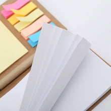 Load image into Gallery viewer, Retro Style Memo Pads 50pcs Sticky Note Notebook With Notepad and Pen Portable Daily Record Book Student Tearable Booklet
