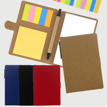 Load image into Gallery viewer, Retro Style Memo Pads 50pcs Sticky Note Notebook With Notepad and Pen Portable Daily Record Book Student Tearable Booklet
