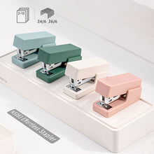 Load image into Gallery viewer, Mini Stapler Set Portable Color Paper Binding Machine Use 24/6 26/6 Staples Fashion Stationery Office Supplies
