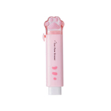 Load image into Gallery viewer, Cute Paw Retractable Eraser Push-Pull Pencil Rubber Stationery For Students Journal Drawing Writing Wiping School Supplies
