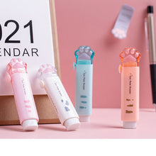 Load image into Gallery viewer, Cute Paw Retractable Eraser Push-Pull Pencil Rubber Stationery For Students Journal Drawing Writing Wiping School Supplies
