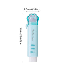 Load image into Gallery viewer, Cute Paw Retractable Eraser Push-Pull Pencil Rubber Stationery For Students Journal Drawing Writing Wiping School Supplies
