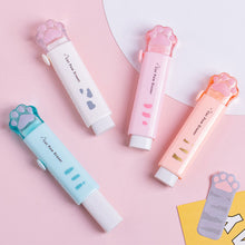 Load image into Gallery viewer, Cute Paw Retractable Eraser Push-Pull Pencil Rubber Stationery For Students Journal Drawing Writing Wiping School Supplies
