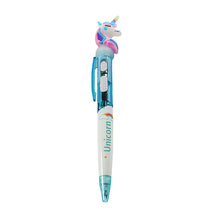 Load image into Gallery viewer, Cute Unicorn Ballpoint Pen with Light 0.5mm Cute Writing Pen Students Office Stationery School Supplies Gift
