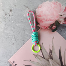 Load image into Gallery viewer, Creative Braided Lanyard Keychain For Phone Case Women Anti Lost Knot Rope Strap Car Key Chains Diy Accessories Fashion Keyring
