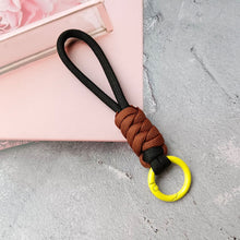Load image into Gallery viewer, Creative Braided Lanyard Keychain For Phone Case Women Anti Lost Knot Rope Strap Car Key Chains Diy Accessories Fashion Keyring
