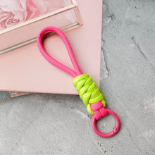Load image into Gallery viewer, Creative Braided Lanyard Keychain For Phone Case Women Anti Lost Knot Rope Strap Car Key Chains Diy Accessories Fashion Keyring
