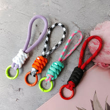 Load image into Gallery viewer, Creative Braided Lanyard Keychain For Phone Case Women Anti Lost Knot Rope Strap Car Key Chains Diy Accessories Fashion Keyring
