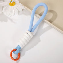 Load image into Gallery viewer, Mesh Lanyard Fluorescent Braid Rope Phone Case Hanging Cord Keychain Bag Pendant Keychain
