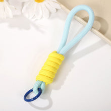 Load image into Gallery viewer, Mesh Lanyard Fluorescent Braid Rope Phone Case Hanging Cord Keychain Bag Pendant Keychain
