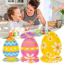Load image into Gallery viewer, 6/8Pcs Easter Egg Shape Plates Theme Birthday Decorations Party Disposable Tableware Happy Easter Party Decoration
