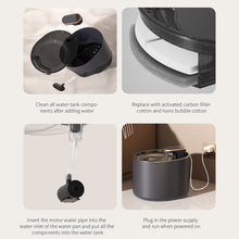 Load image into Gallery viewer, 3L Automatic Pet Cat Drinking Fountain USB Dogs Cats Electric Recirculate Mute Water Feeder Bowl Drinking Dispenser Filter
