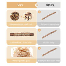 Load image into Gallery viewer, Cat Toys Silvervine Chew Stick Kitty Raffia Grass Pet Supplies Cleaning Teeth Stick Pet Bite Cat Toy Hemp Rope
