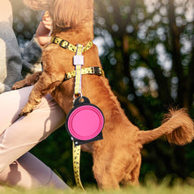 Load image into Gallery viewer, Portable Pet Dog Food Feeder with Buckle Collapsible Feeding Bowl Watering Dish Outdoor Travel Folding Bowl Pet Supplies

