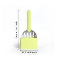 Load image into Gallery viewer, Cat Litter Scooper Plastic Cat Litter Shovel With Base Self Cleaning Cat Litter Box Shovel Kitten Toilet Clean Tools Cat Supplies
