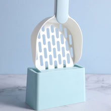 Load image into Gallery viewer, Cat Litter Scooper Plastic Cat Litter Shovel With Base Self Cleaning Cat Litter Box Shovel Kitten Toilet Clean Tools Cat Supplies
