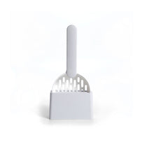 Load image into Gallery viewer, Cat Litter Scooper Plastic Cat Litter Shovel With Base Self Cleaning Cat Litter Box Shovel Kitten Toilet Clean Tools Cat Supplies
