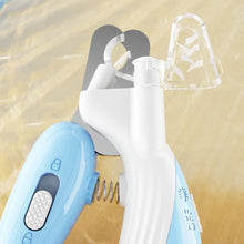 Load image into Gallery viewer, Cute Banana Whale Shaped Pet Nail Clippers with Light Cat Manicure Tools Pet Specialized Nail Clippers Dog Beauty and Cleaning Products
