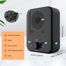 Load image into Gallery viewer, Ultrasonic Dog Barking Stop Device Anti Barking Dog Training Device Dog Driving Device Pet Barkproof Device Rechargeable Bark Stopper
