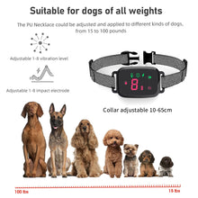 Load image into Gallery viewer, Automatic Anti Barking Dog Collar Dog Training Collar Pet Barkproof Collars Anti Barking Device Rechargeable Bark Stopper
