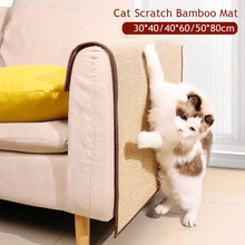 Load image into Gallery viewer, Bamboo Cat Scratch Furniture Protector Couch Guard Sofa Protector Cat Scratch Repellent Pad for Anti-Scratch Training Tape for Cat

