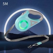 Load image into Gallery viewer, 5M/3M LED Flashlight Pet Leash Retractable Lighted Night Outdoor Walking Dog Leash Non-Slip Handle Dog Chain Dog Supplies
